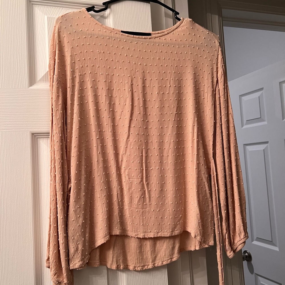 Tan blouse